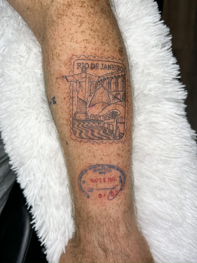 Rio de Janeiro custom stamp